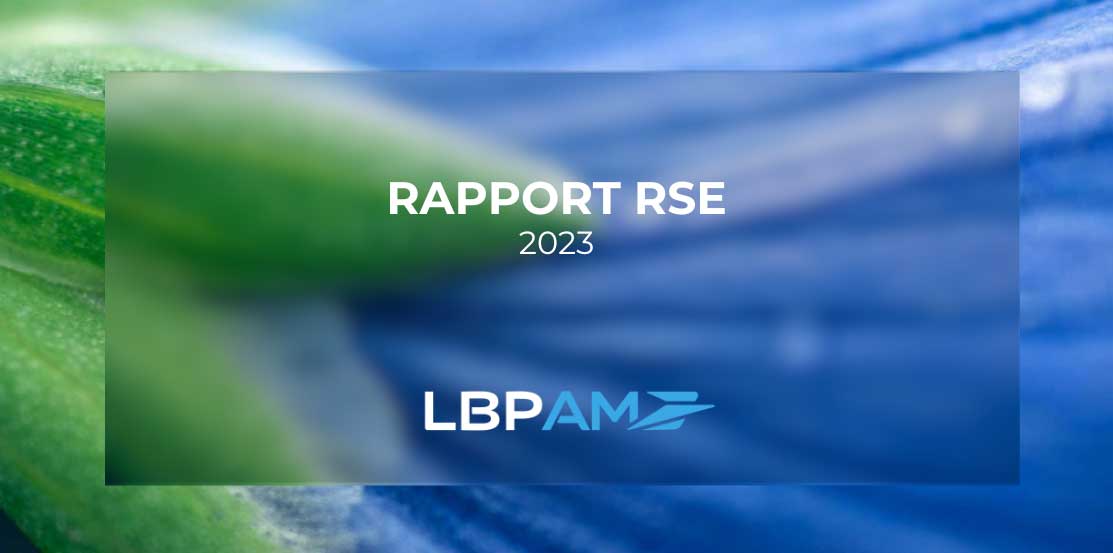 Gros plan d'une fleur + logo LBP AM