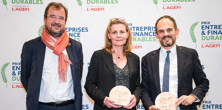 photo remise du prix finance durable 2023